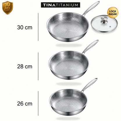 TinaTitanium™- Pure Titan Stekpanna